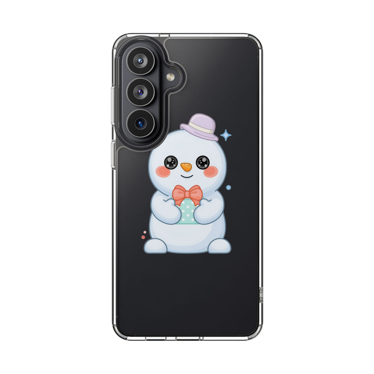 Kawaii Snowman Phone Case for Cheerful Winter Days