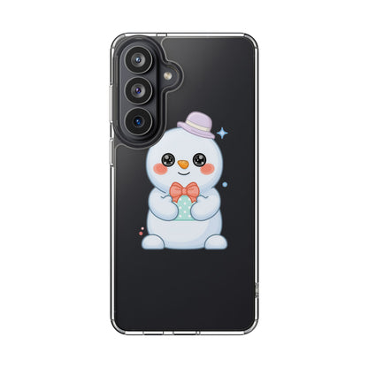 Kawaii Snowman Phone Case for Cheerful Winter Days