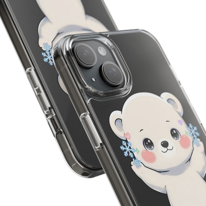 Kawaii Polar Bear Phone Case for a Cozy Winter Gift