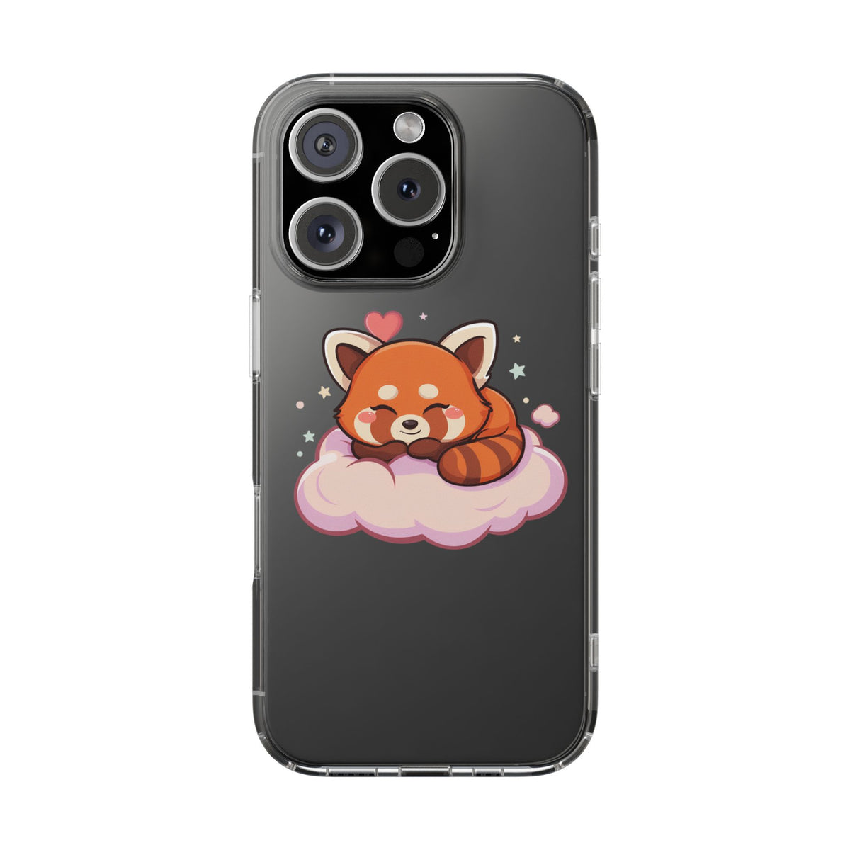 Cute Red Panda Phone Case, Dreamy Kawaii Cloud Art