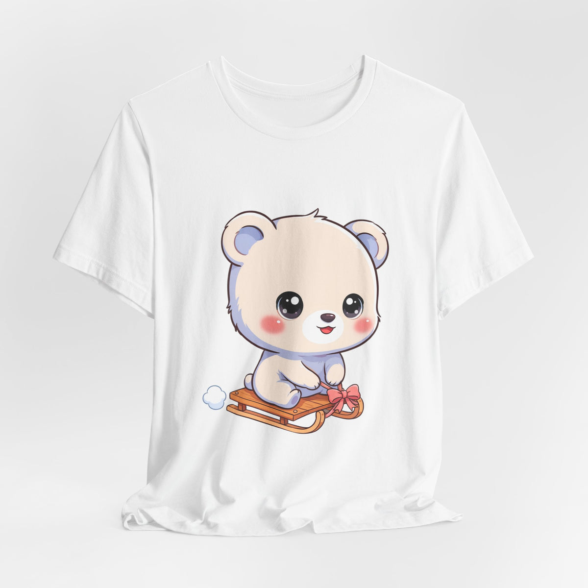 Kawaii Polar Bear T-Shirt for Cozy Winter Days