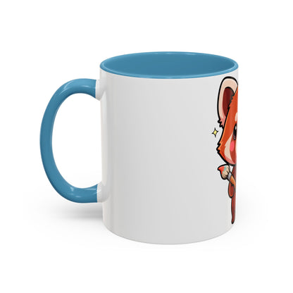 Kawaii Red Panda Accent Coffee Mug for Creative Days