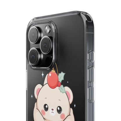 Kawaii Christmas Bear Phone Case for Cozy Holiday Days