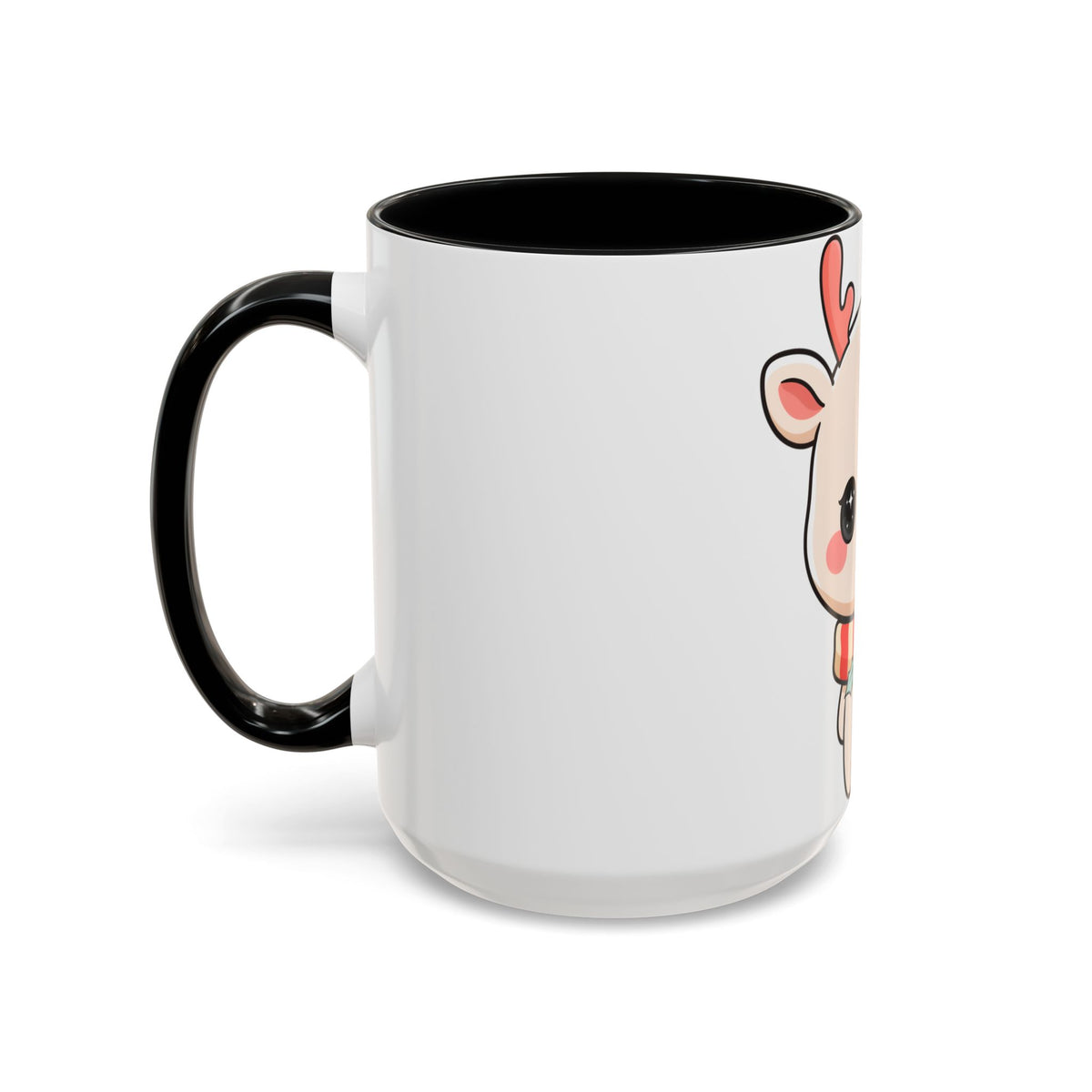 Kawaii Reindeer Christmas Mug for Holiday Fans