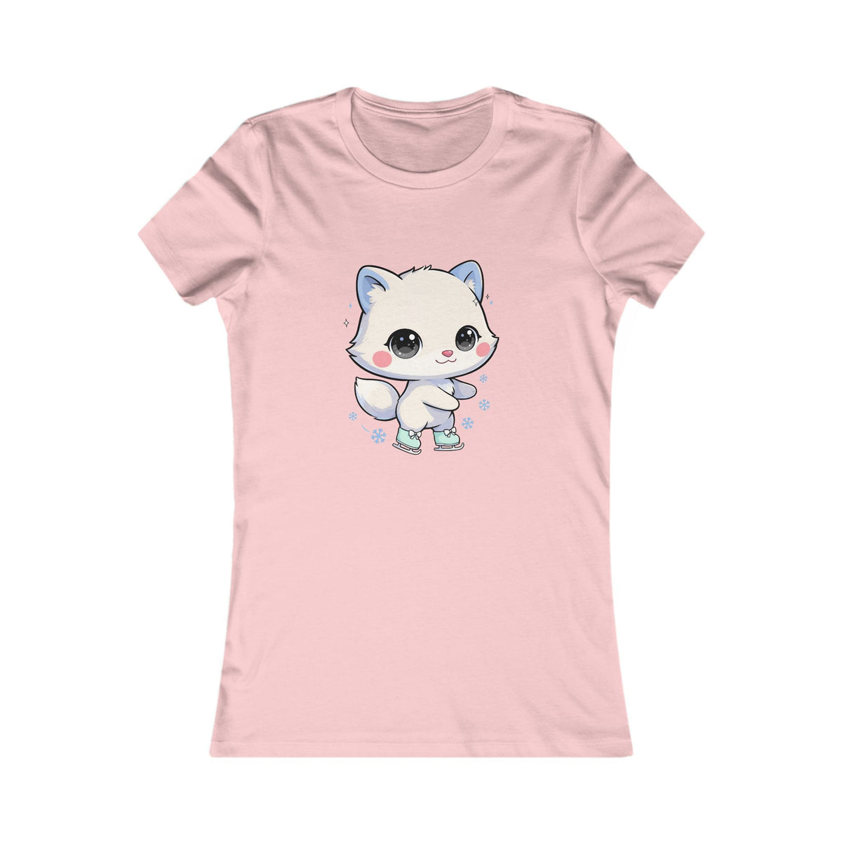 Kawaii Arctic Fox T-Shirt for Cute Winter Style