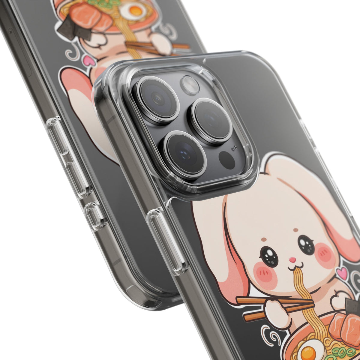 Kawaii Ramen Bunny Clear Impact-Resistant Case