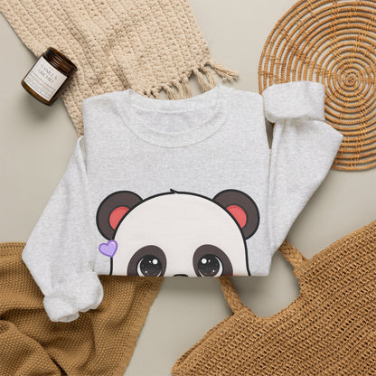 Cute Gamer Panda Sweatshirt for Cozy Gaming Nights