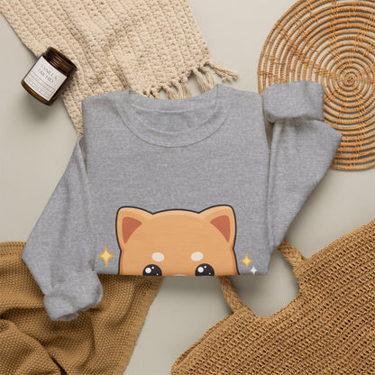 Kawaii Gamer Shiba Inu Sweatshirt for Cozy Gaming Days