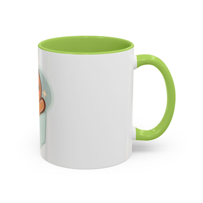 Gingerbread Gift Mug, Cute Holiday Accent Coffee Mug