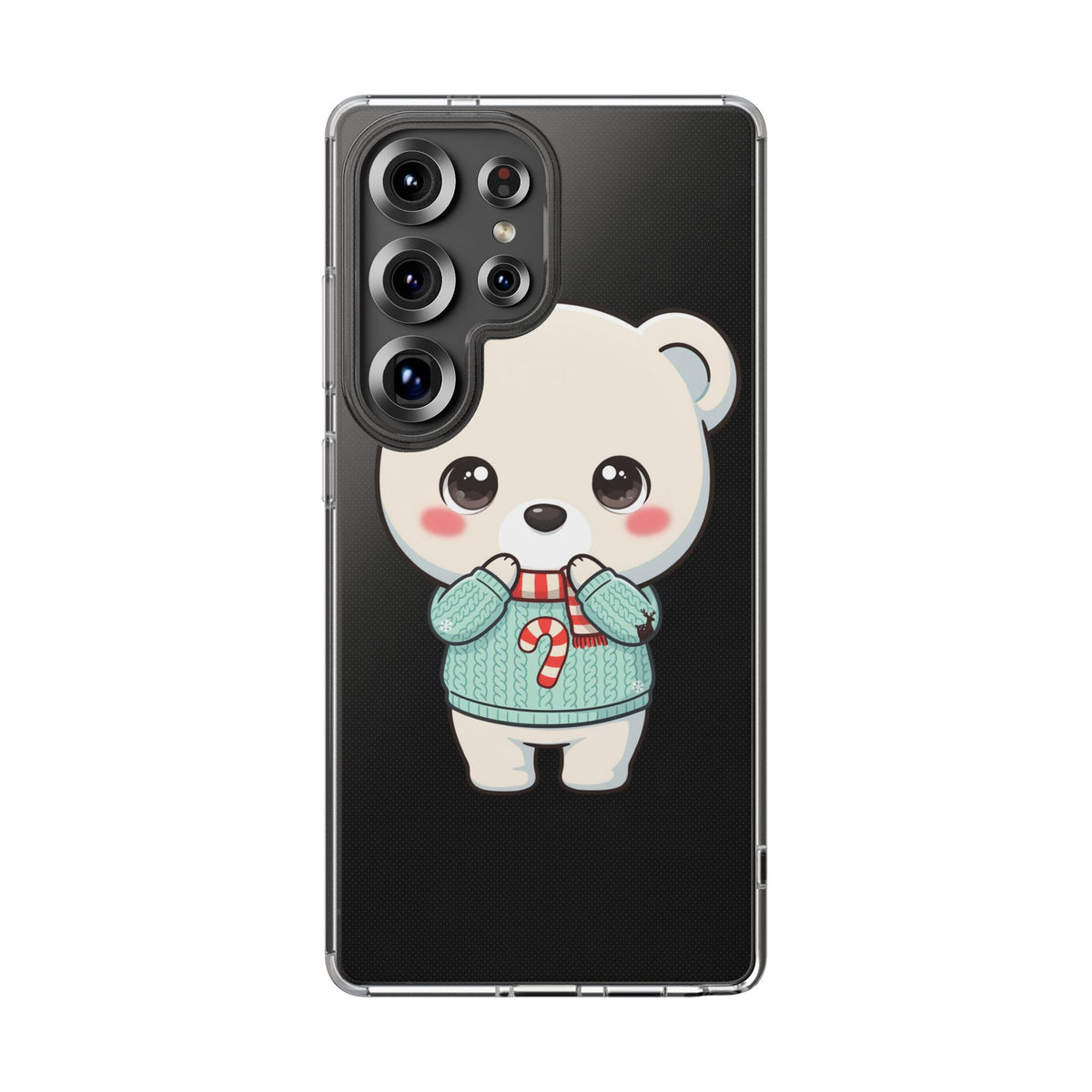 Kawaii Christmas Bear Phone Case for Holiday Season