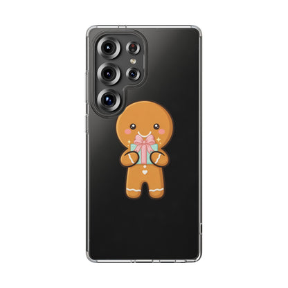Gingerbread Man Phone Case, Cute Holiday Gift Design