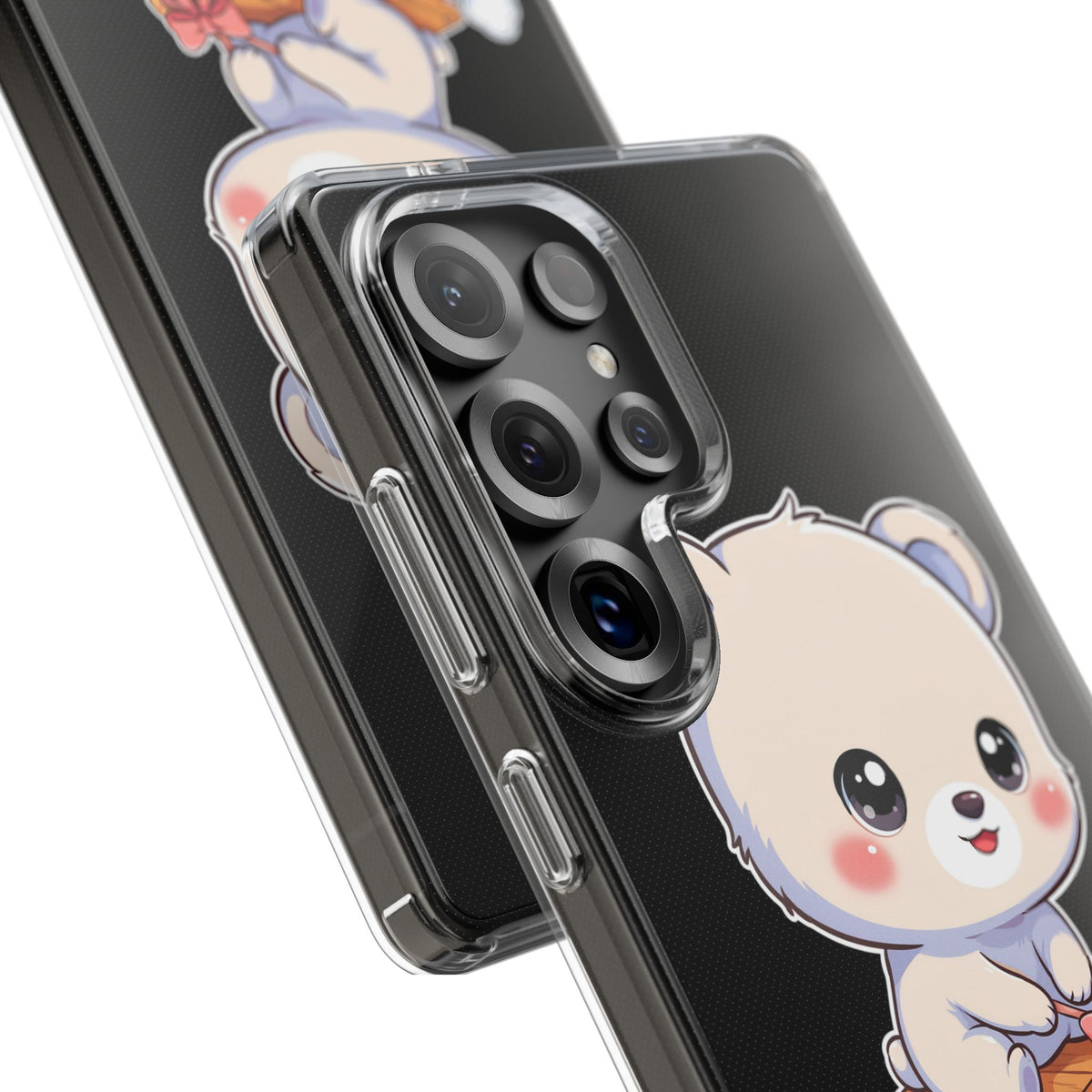 Kawaii Polar Bear Phone Case, Cute Winter Gift