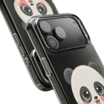Kawaii Panda Phone Case with Donut