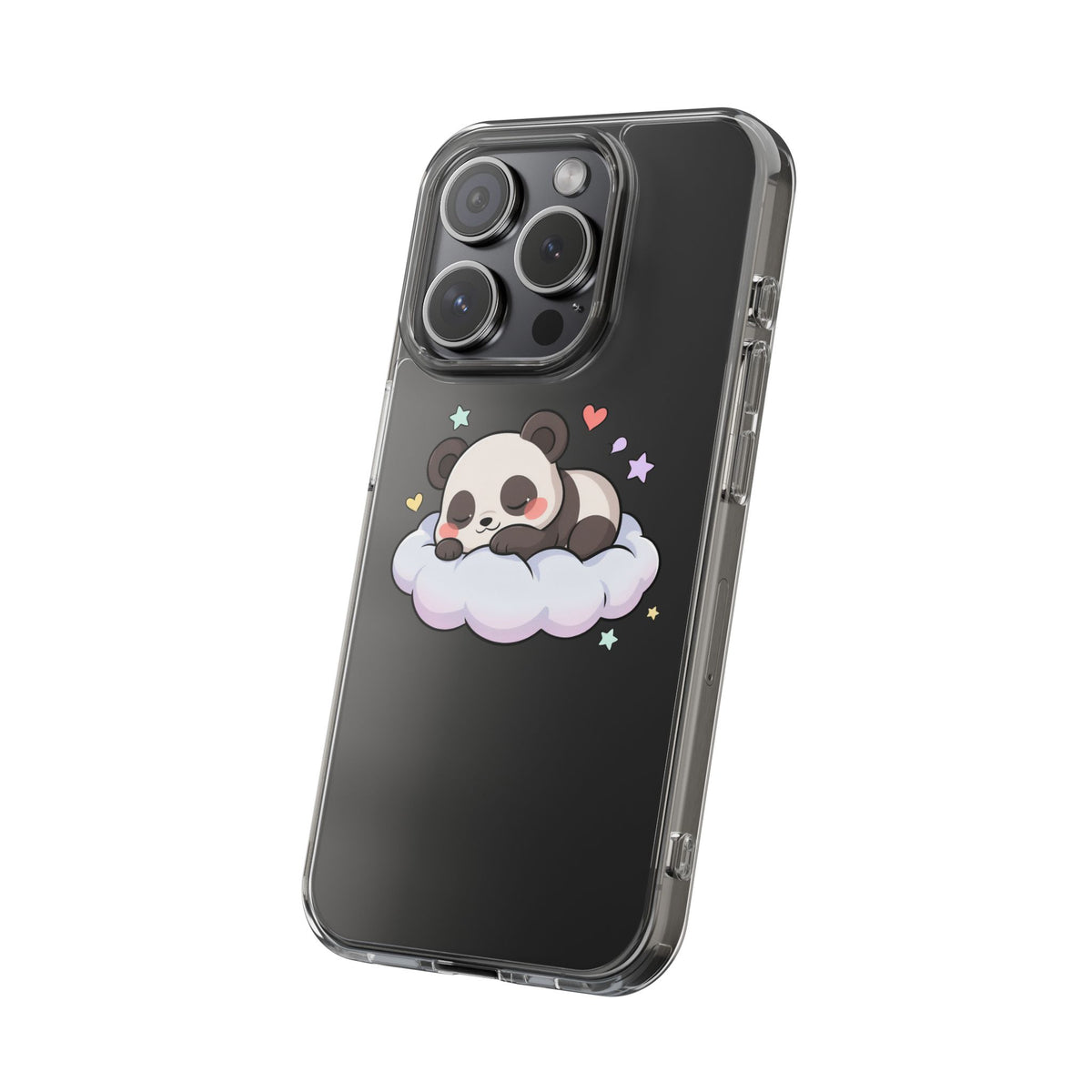 Sleeping Panda Clear Impact-Resistant Phone Case