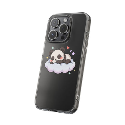 Sleeping Panda Clear Impact-Resistant Phone Case