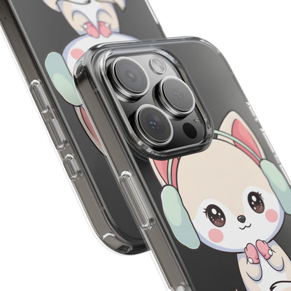 Kawaii Arctic Fox Phone Case – Cozy Winter Cutie