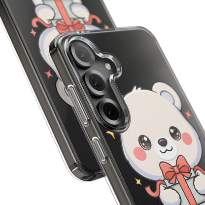 Kawaii Polar Bear Gift Phone Case for Holiday Gifting