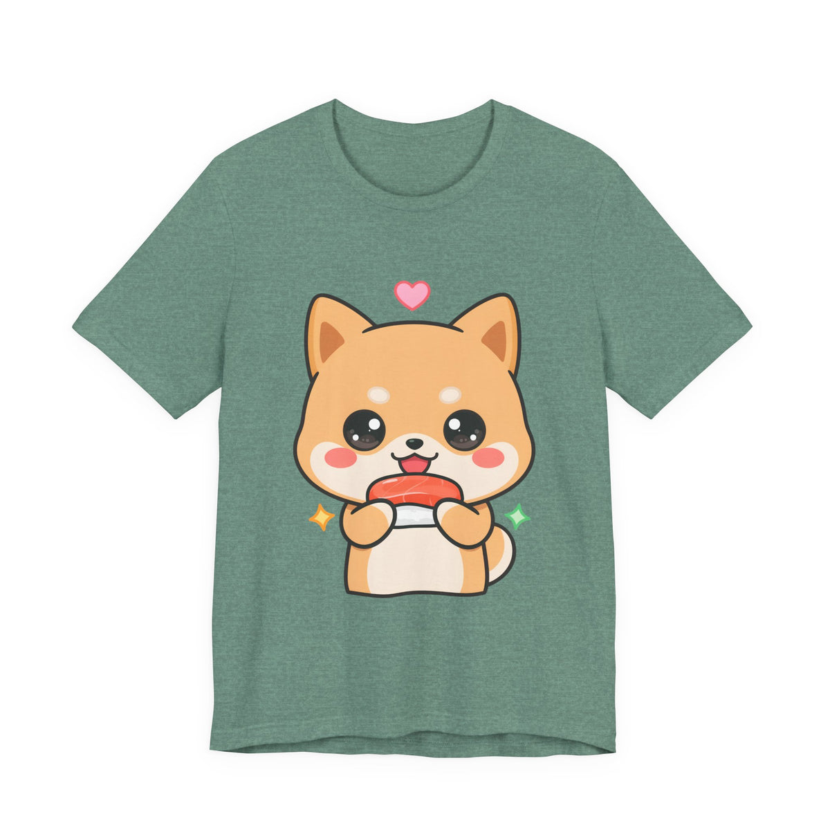 Kawaii Shiba Inu Sushi T-Shirt for Cute Food Lovers