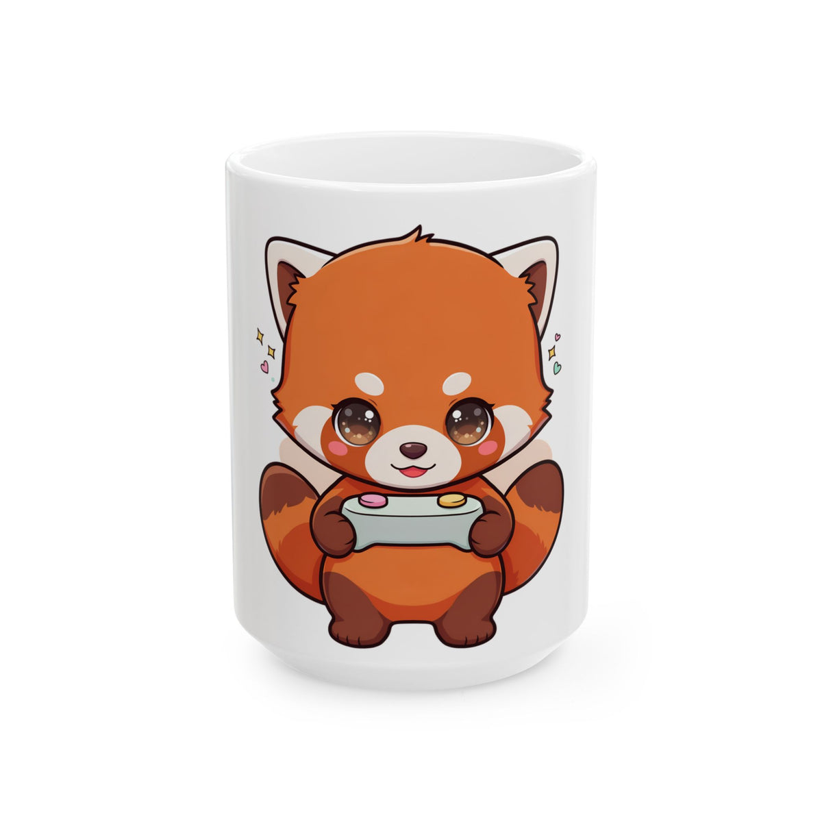 Gamer Red Panda Mug, Cute Gift for Video Game Fans
