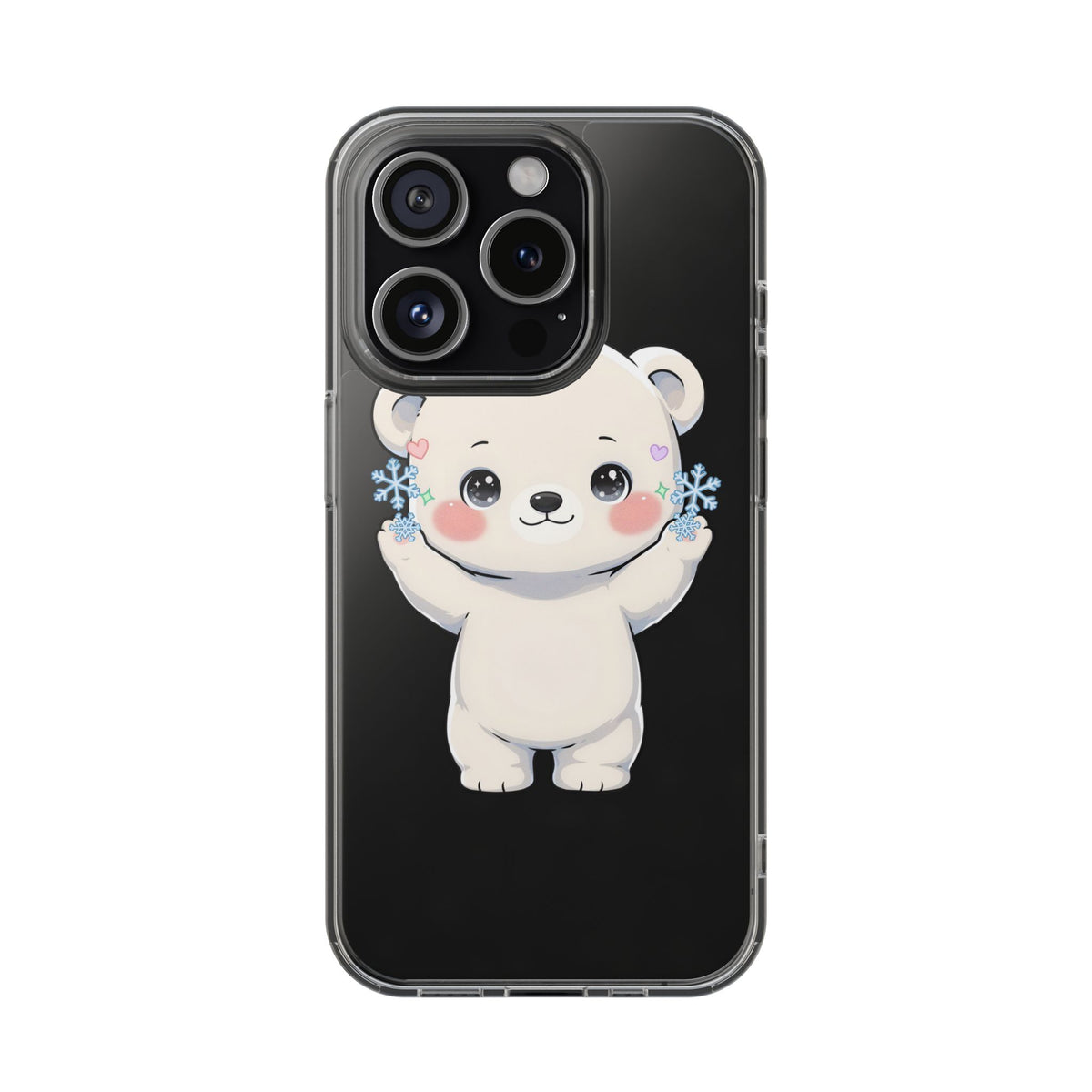 Kawaii Polar Bear Phone Case for a Cozy Winter Gift