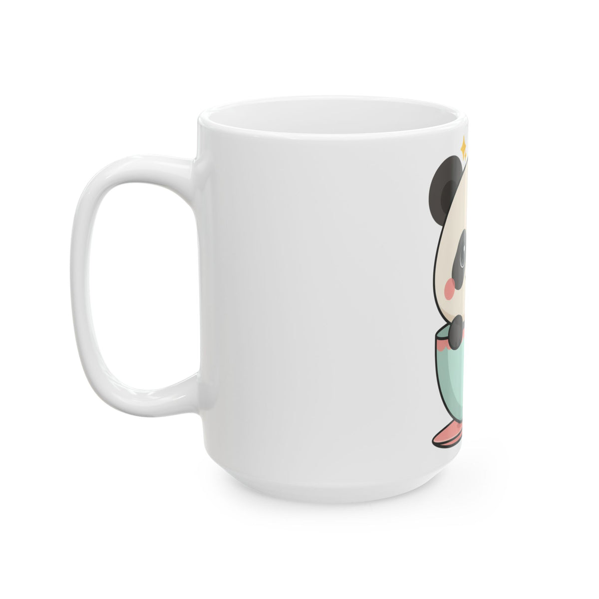 Kawaii Panda Mug, Cute Chibi Tea Cup Gift