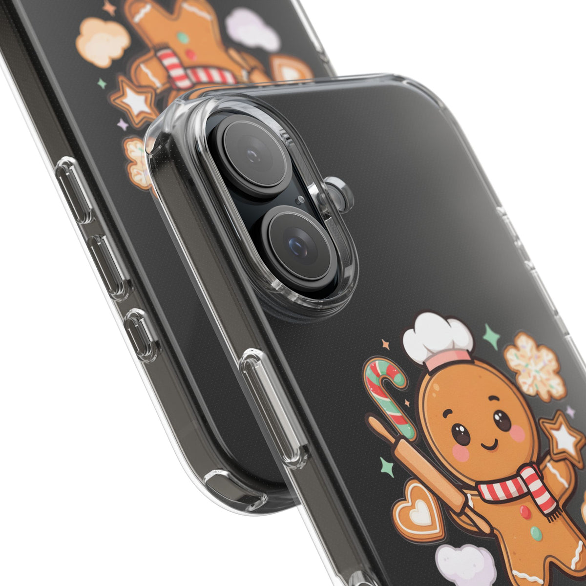 Gingerbread Christmas Phone Case for Holiday Baking Fans