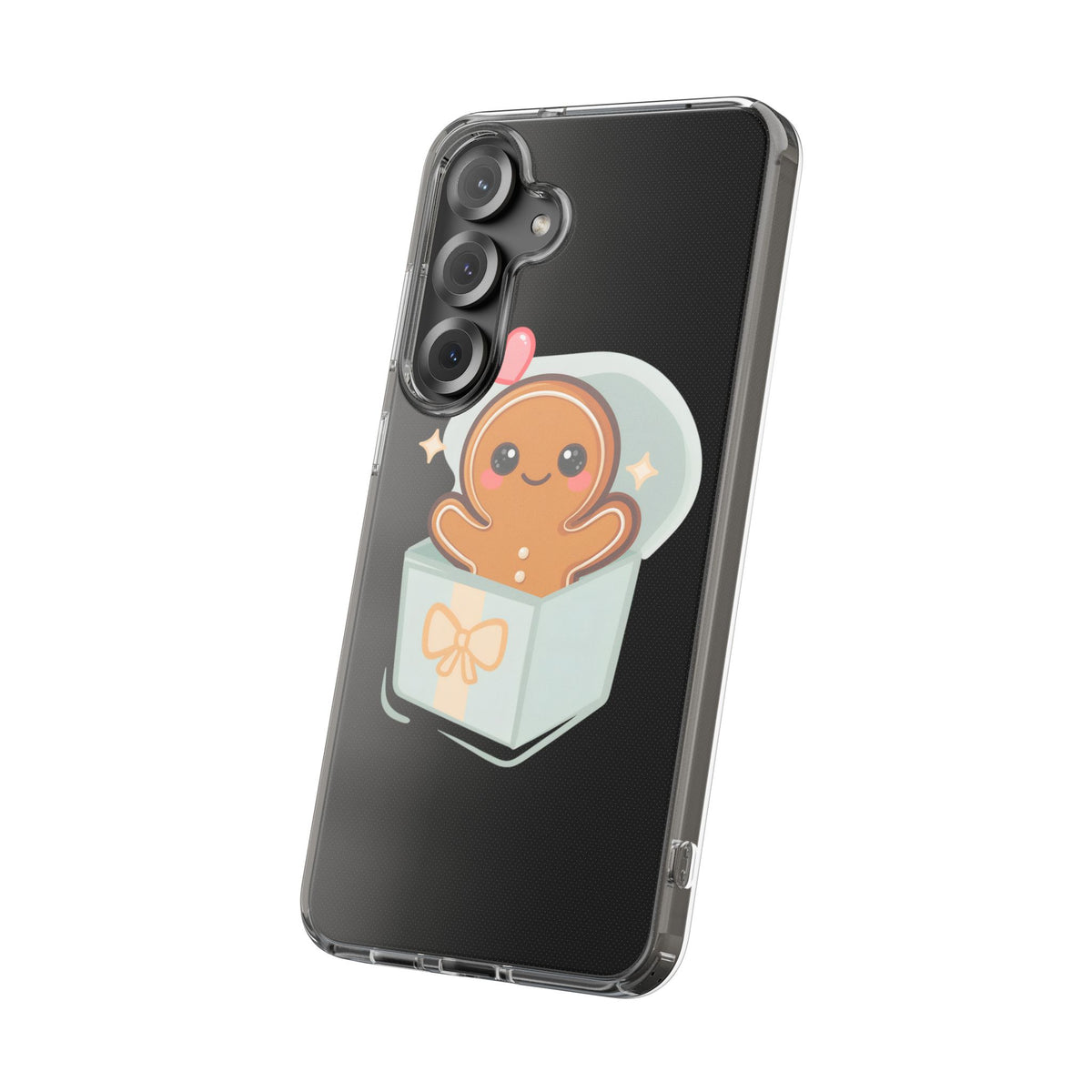 Gingerbread Man Phone Case – Kawaii Holiday Gift
