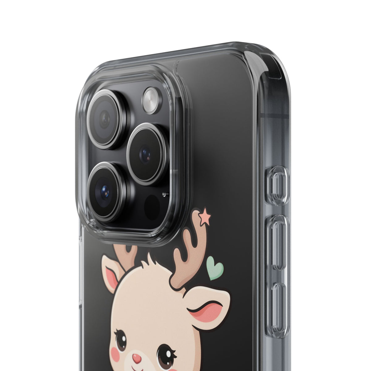 Kawaii Reindeer Phone Case for Cozy Holiday Cheer