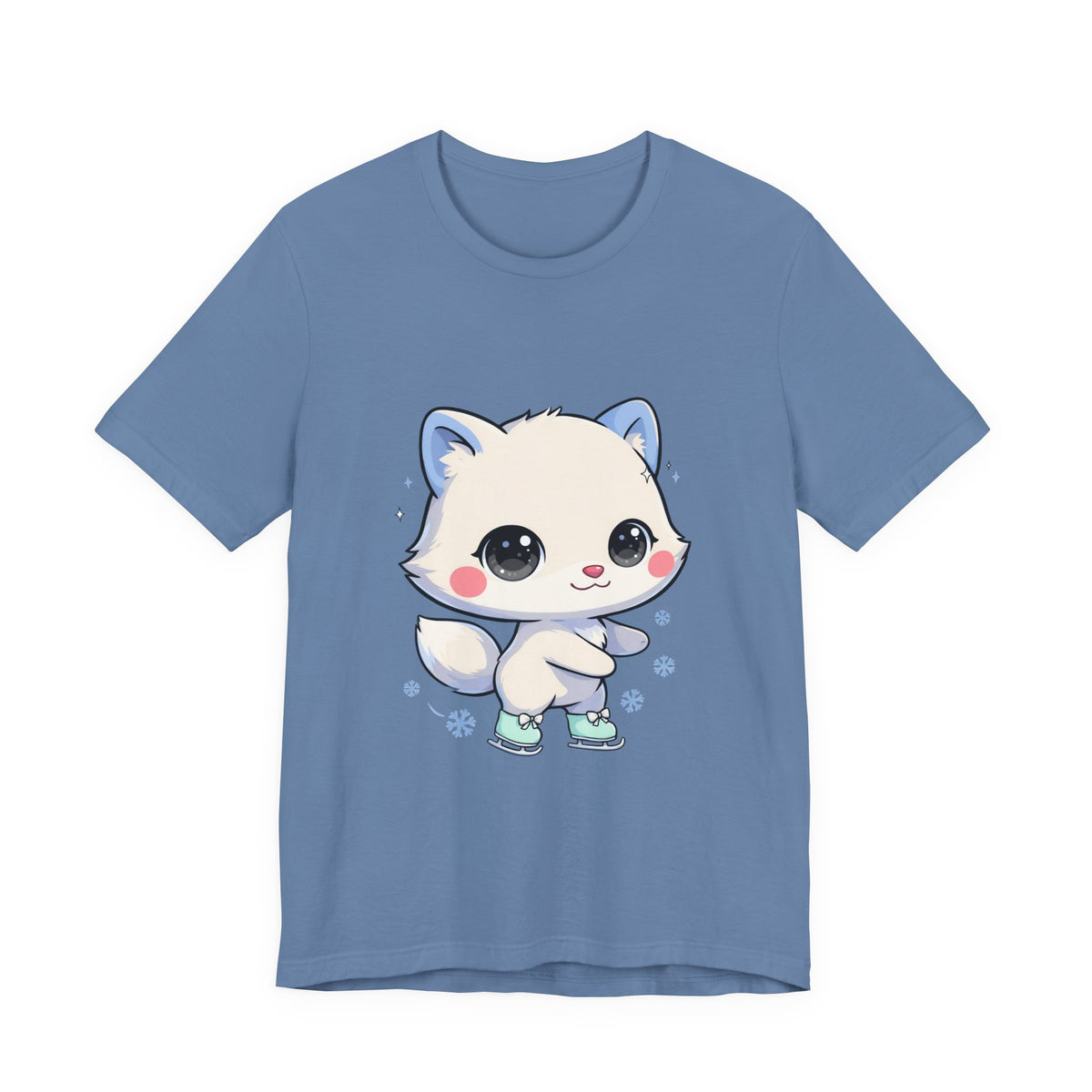 Kawaii Arctic Fox T-Shirt for Winter Gift Giving