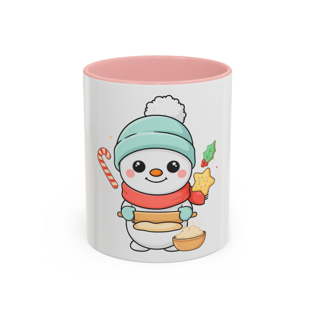 Christmas Snowman Baking Accent Coffee Mug