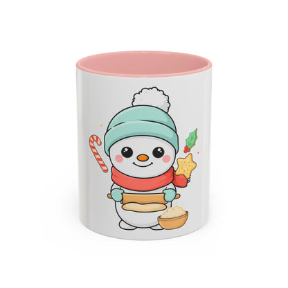 Christmas Snowman Baking Accent Coffee Mug