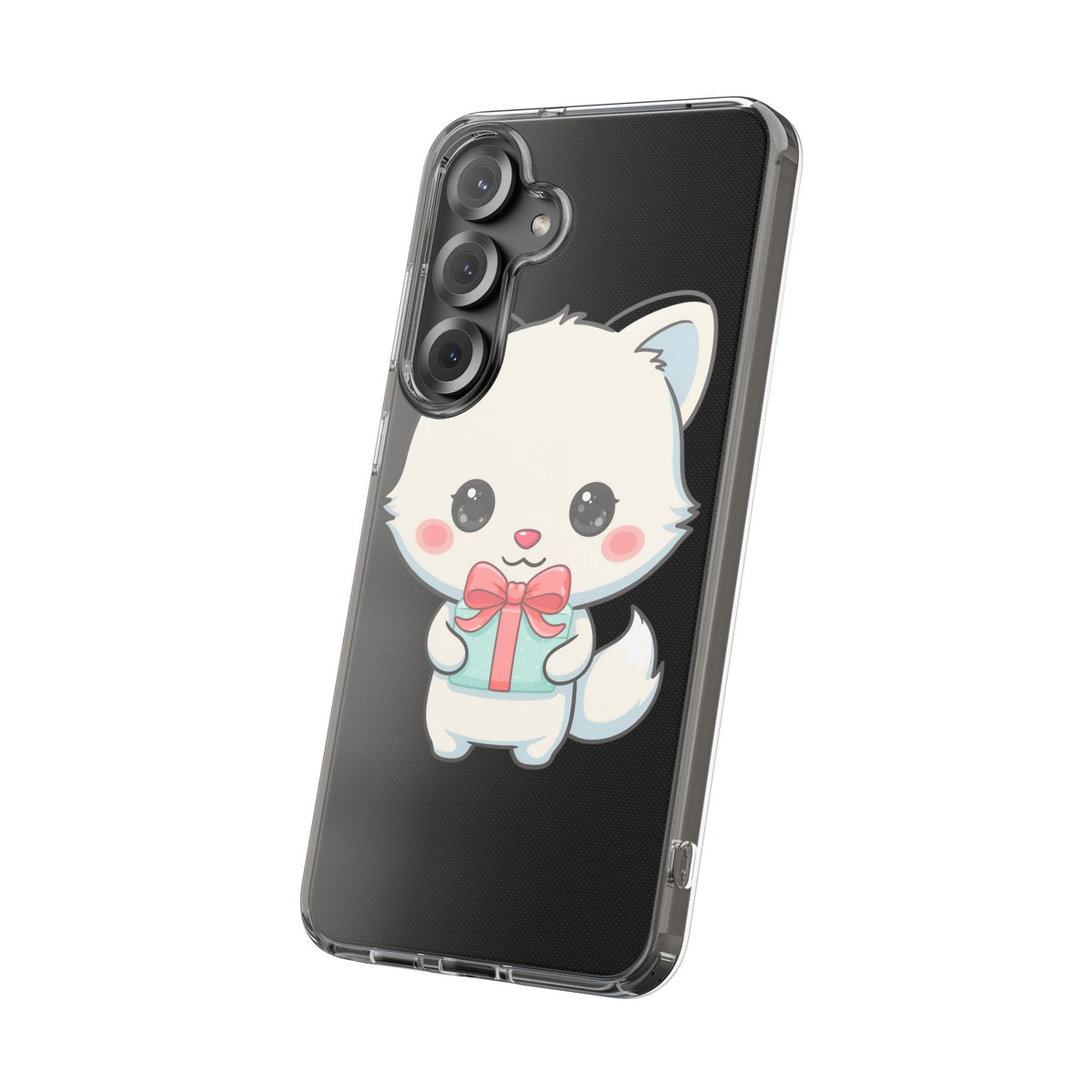 Kawaii Arctic Fox Phone Case with Gift
