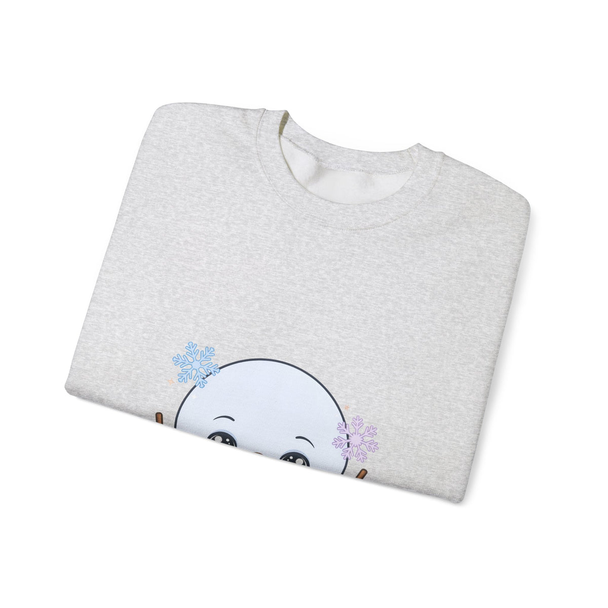 Kawaii Snowman Sweatshirt – Cute Winter Crewneck