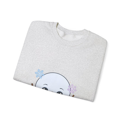 Kawaii Snowman Sweatshirt – Cute Winter Crewneck