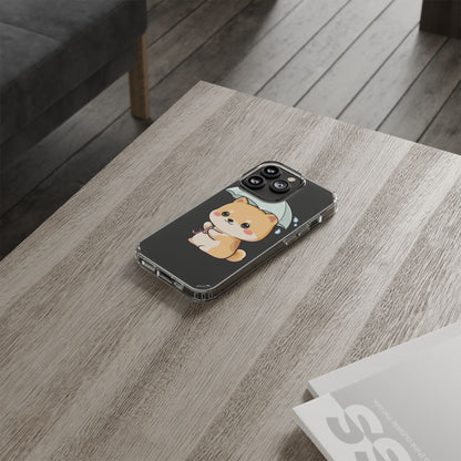 Shiba Inu Phone Case, Kawaii Rainy Day Pup