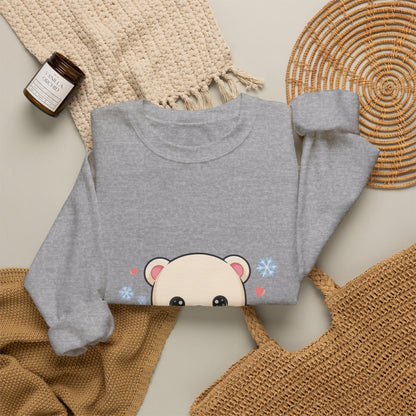 Kawaii Polar Bear Sweatshirt for Cozy Winter Days