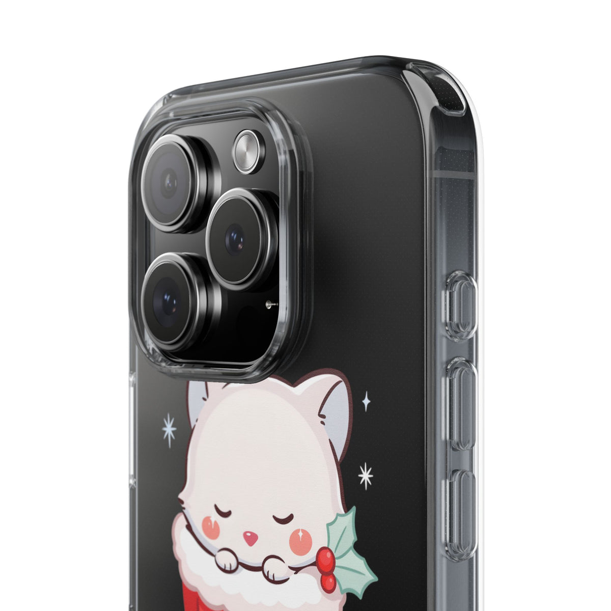 Christmas Fox Phone Case, Cute Holiday Stocking Gift
