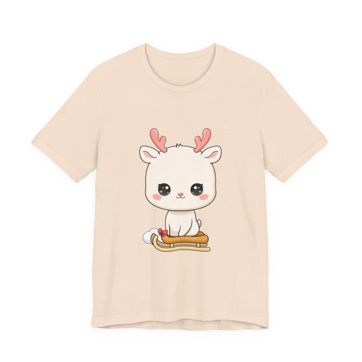 Kawaii Reindeer T-Shirt for Cozy Winter Days