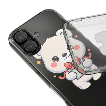 Kawaii Polar Bear Gift Phone Case for Holiday Gifting