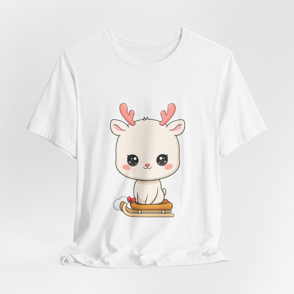 Kawaii Reindeer T-Shirt for Cozy Winter Days