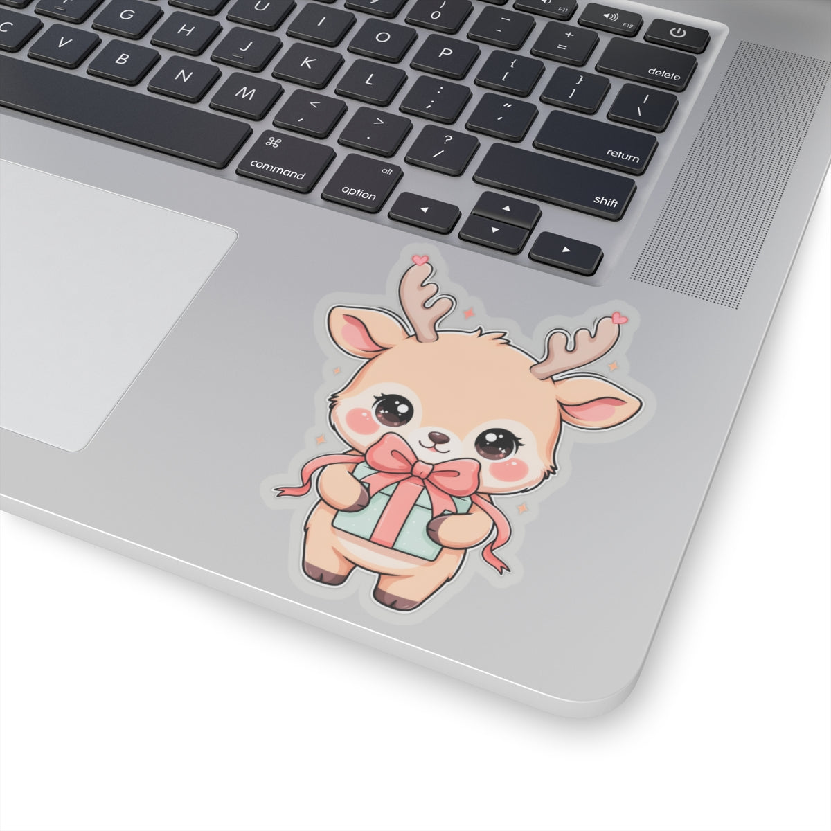 Kawaii Reindeer Sticker for Cute Holiday Decorating
