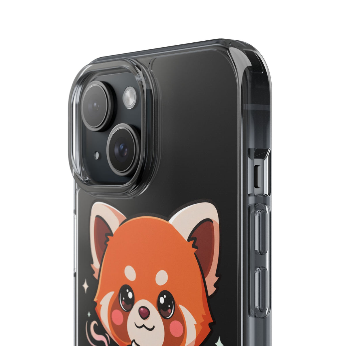 Kawaii Red Panda Phone Case with Latte