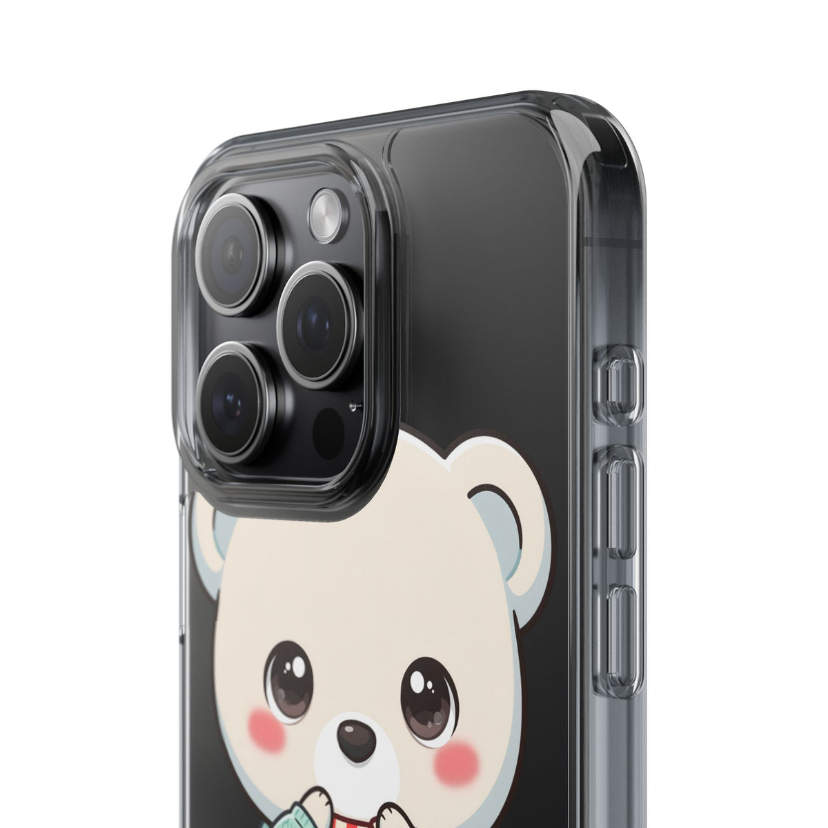 Kawaii Christmas Bear Phone Case for Holiday Season