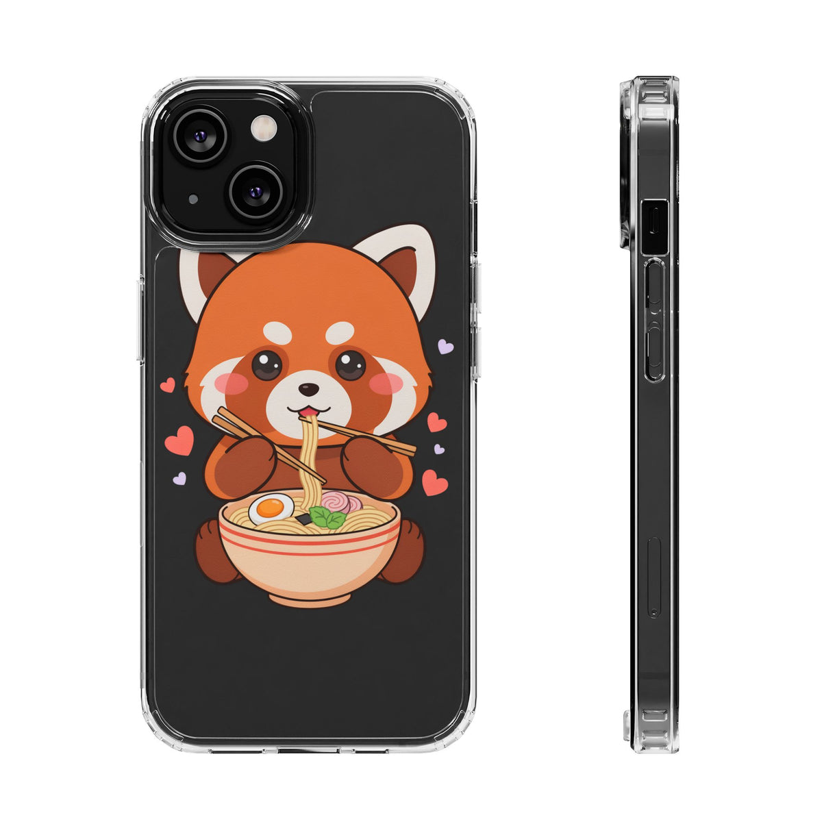 Red Panda Ramen Phone Case – Kawaii Food Lover Gift