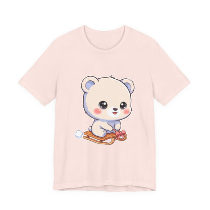 Kawaii Polar Bear T-Shirt for Cozy Winter Days