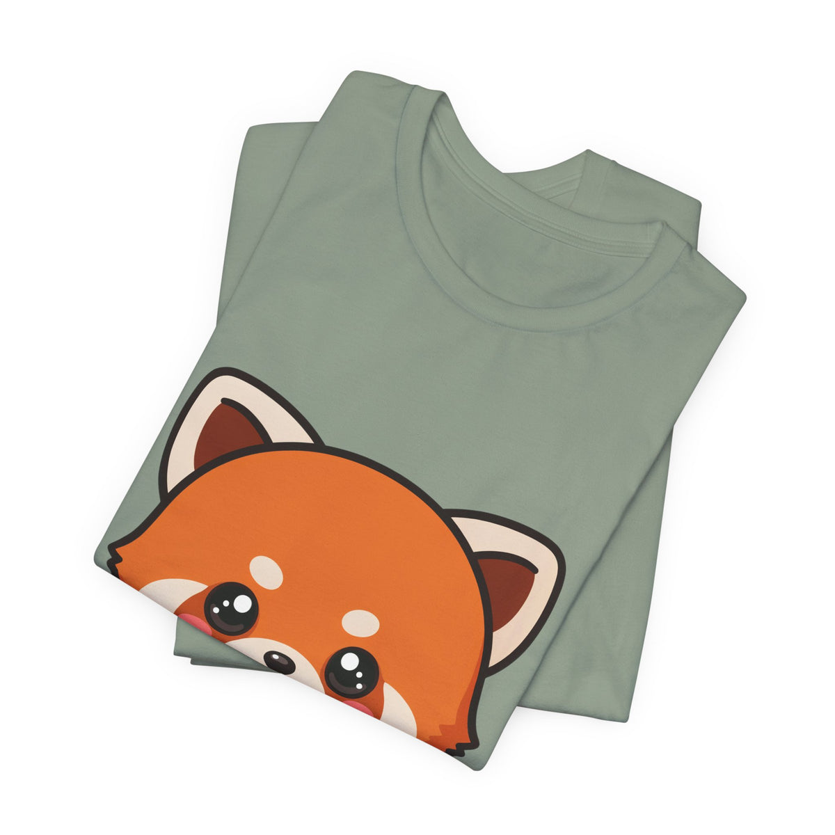 Red Panda Donut T-Shirt, Cute Kawaii Animal Tee