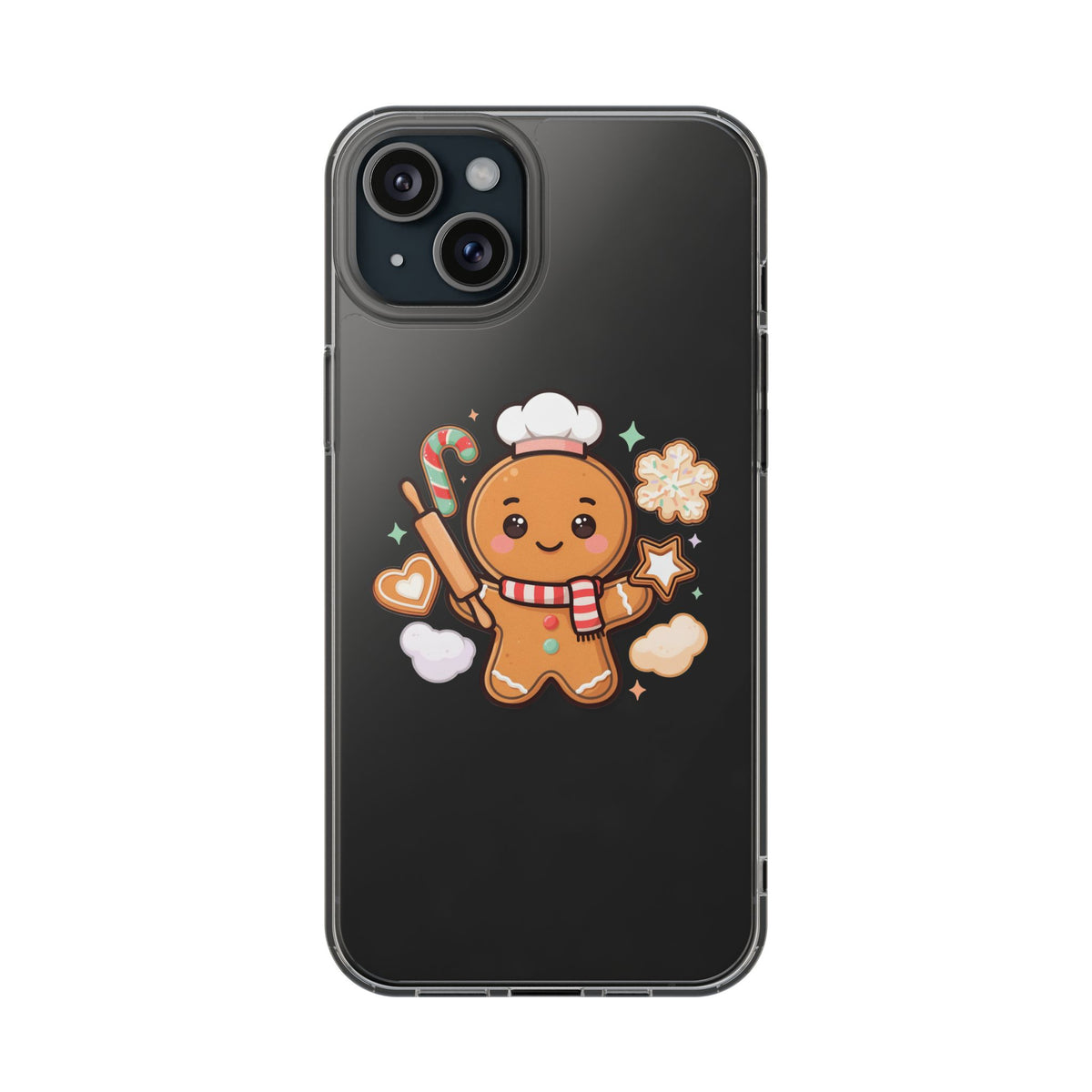 Gingerbread Christmas Phone Case for Holiday Baking Fans