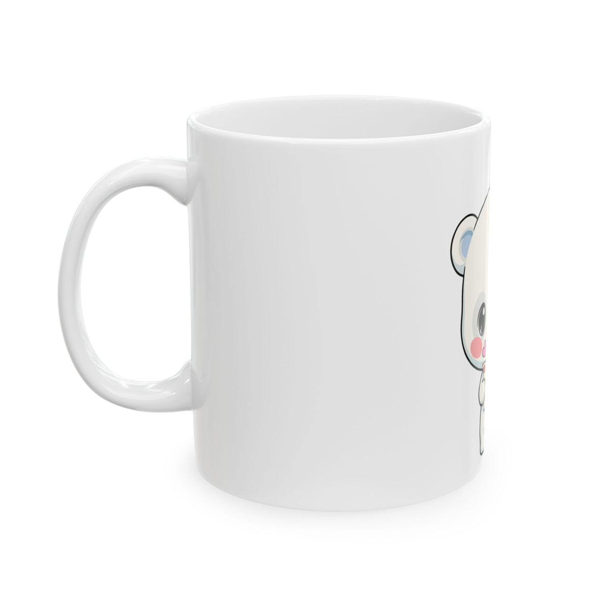 Christmas Polar Bear Mug – Cute Santa Letter Reader