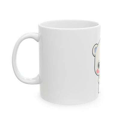 Christmas Polar Bear Mug – Cute Santa Letter Reader