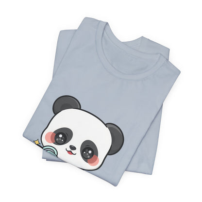 Kawaii Panda T-Shirt, Cute Plant Lover Gift